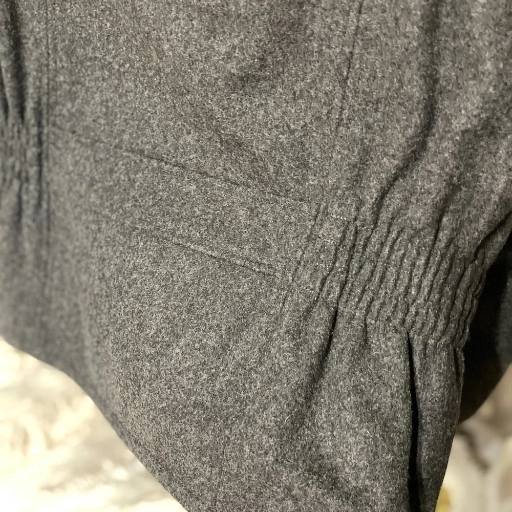 HARLEY DAVIDSON GREY WOOL/RAYON BLEND COAT - Picture 11 of 12